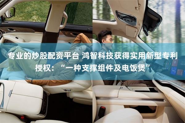 专业的炒股配资平台 鸿智科技获得实用新型专利授权：“一种支撑组件及电饭煲”